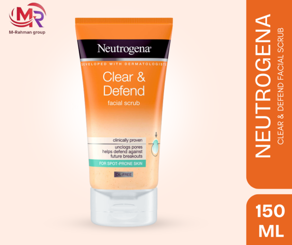Neutrogena Clear & Defend Facial Scrub (150ml)