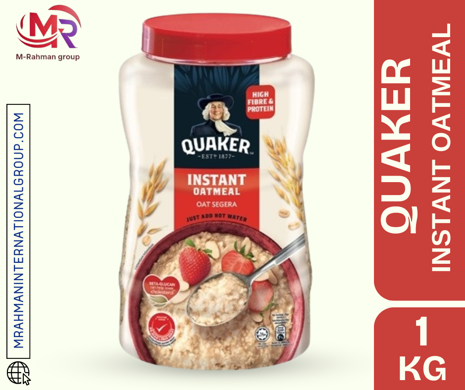 Quaker Instant Oatmeal - 1kg (Jar)
