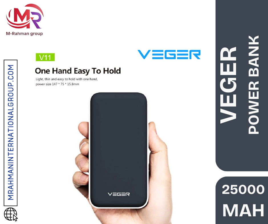 VEGER Power Bank 25000mAh